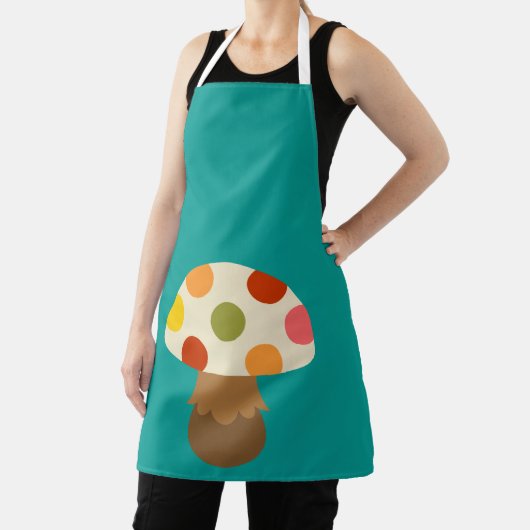 Schort van champignons met een hoge kleur (Insitu)