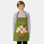 Schort van champignons met een hoge kleur (Gedragen)