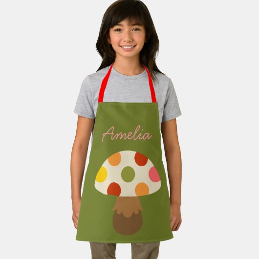 Schort van champignons met een hoge kleur (Insitu)