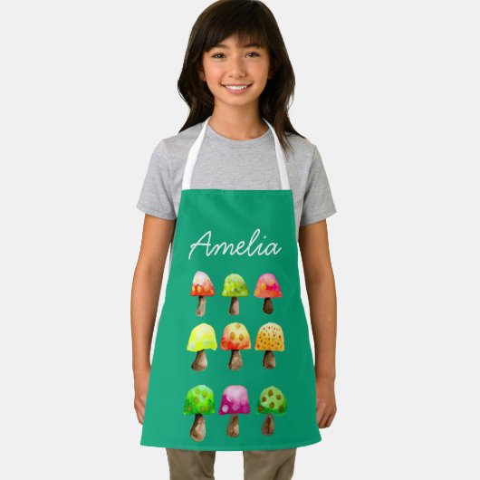 Schort van champignons met een hoge kleur (Insitu)