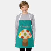 Schort van champignons met een hoge kleur (Gedragen)