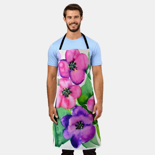 Schort van de bloem (Gedragen)