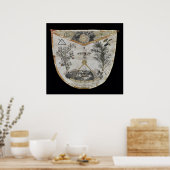 Schort van de kapitein van de orde van de Roos-Cro Poster (Keuken)