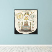 Schort van de kapitein van Saint-Julien Lodge in Canvas Afdruk (Insitu (Houten vloer))