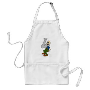 Schort van de oude Man Waving Beard