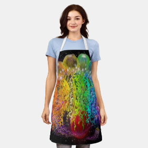 Schort van de Rainbow Party van Space Pixies