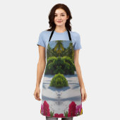 schort van de tropische kok (Gedragen)