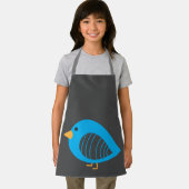 Schort van eigenkleurige koeienvogels (Insitu)