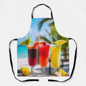 Schort van exotische cocktails (Voorkant)