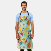 Schort van groenten en fruit (Gedragen)