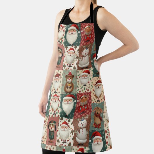 Schort van het kerstpatroon (Insitu)