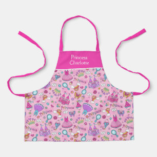 Schort van het Kind van Roze Princess