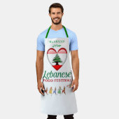 Schort van het Libanese voedselfestival (Mahrajan) (Gedragen)