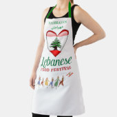 Schort van het Libanese voedselfestival (Mahrajan) (Insitu)