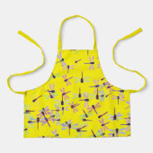 Schort van kleurrijke libellen (Voorkant)