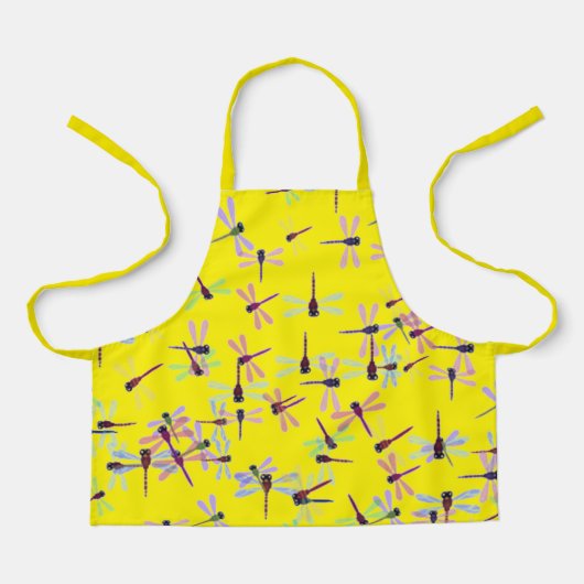 Schort van kleurrijke libellen (Voorkant)