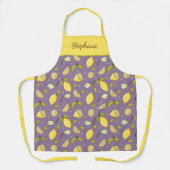 Schort van leemons en bloemen (Voorkant)