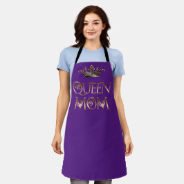Schort van Queen Mam All-Over Print