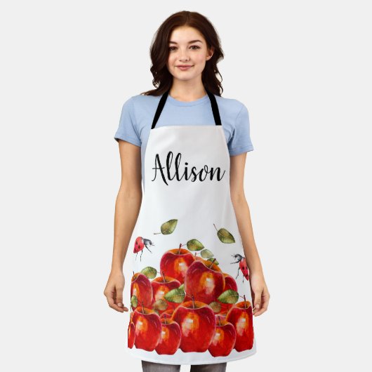 Schort van Red Apple (Gedragen)