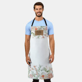 schort van salon monogram voor bloemkool (Gedragen)