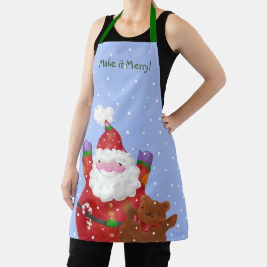 Schort van Santa en Teddy (Insitu)