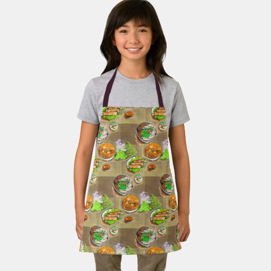 Schort van Vietnamese gerechten (Insitu)