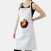 Schort - Vlammen artwork (Insitu)