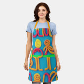 Schort voor afspeeldeeg (Gedragen)