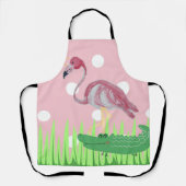 Schort voor brandende alligator voor vrouwen (Voorkant)