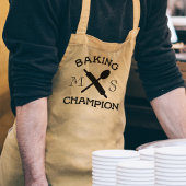 Schort voor de bakkerij van Champion Monogrammed B