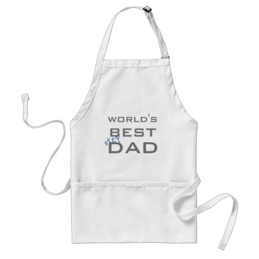 Schort voor de beste stiefvader ter wereld (Voorkant)