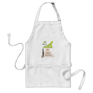 Schort voor de geslaagde keuken voor vrouwen