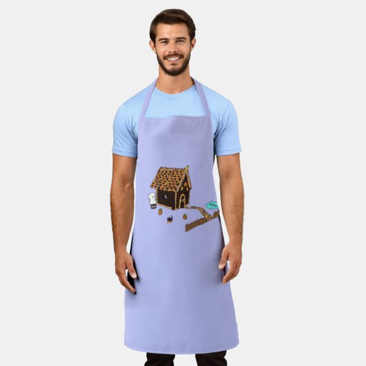 Schort voor gehakt ontbijtkoek (Gedragen)