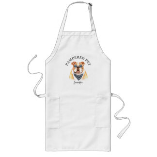 Schort voor gepersonaliseerde Bulldog Pet Groomer