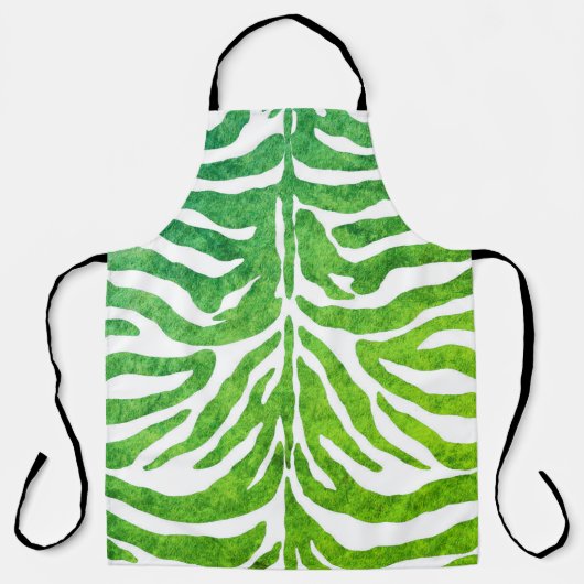 Schort voor groene zebra (Voorkant)