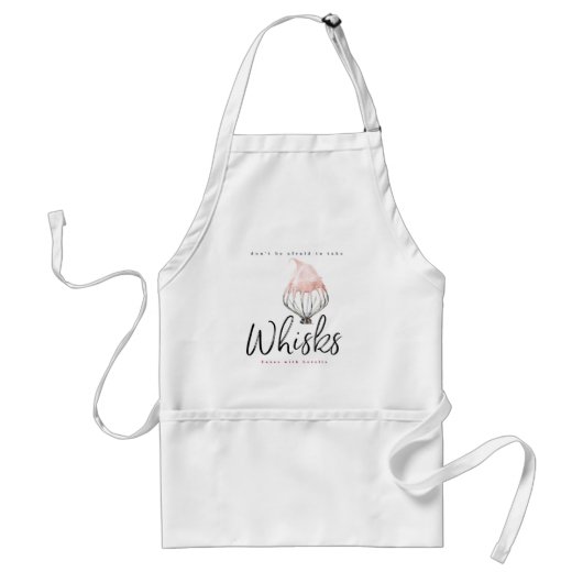 Schort voor het bakken met een Cute Whisk Design (Voorkant)
