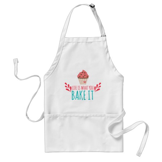 Schort voor het bakken van Cupcakes (Voorkant)