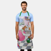 Schort voor het bakken van koekjes (Gedragen)