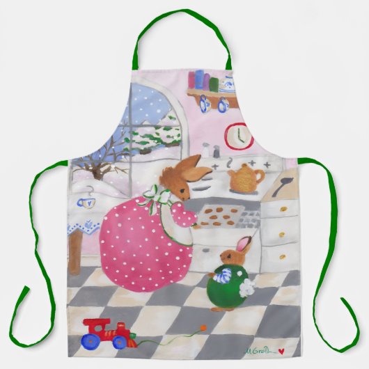 Schort voor het bakken van koekjes (Voorkant)