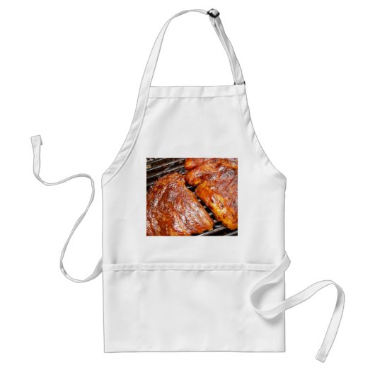 Schort voor het roken van BBQ-ribben (Voorkant)