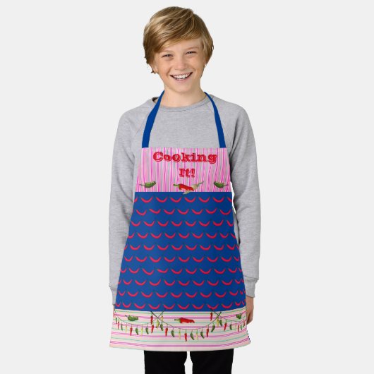 Schort voor koken met hot-pluggable ventilatoren (Gedragen)