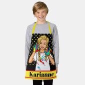 Schort voor meisjeskunst (Gedragen)