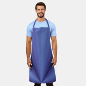 Schort voor optische illusie blauw All-Over Print (Gedragen)