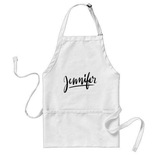 Schort voor persoonlijk cadeau met naam Jennifer (Voorkant)