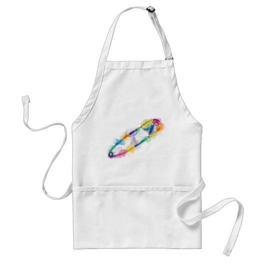 Schort voor regenboogveiligheidspin (Voorkant)