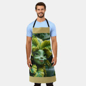 Schort voor tropisch ontwerp (Gedragen)