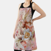 Schort voor tuinpartijroze All-Over Print (Insitu)