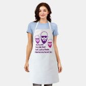 Schort voor vrouwen van kale mannen (Gedragen)