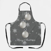 Schort voor zilveren kerstversiering (Voorkant)