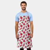 Schort watermeloenen (Gedragen)